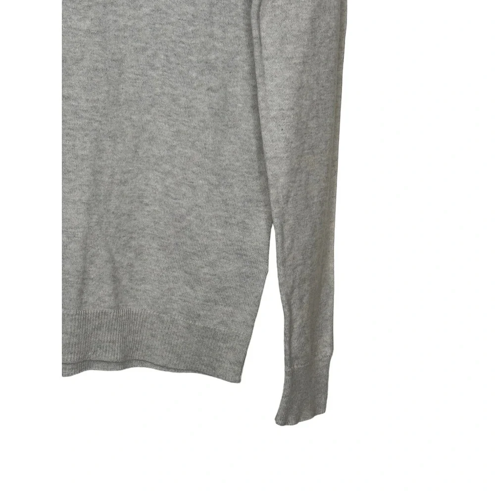 J. Crew Teddie Sweater‎ - Women's Size XS, Gray, Cocktail Logo, 100% Cotton